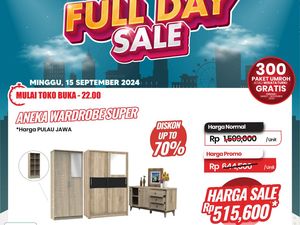 Banting Harga! Lemari Rp 500 Ribuan Cuma di Transmart Full Day Sale