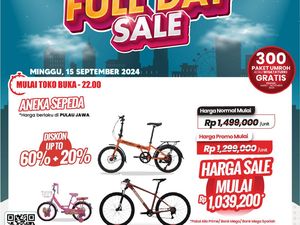 Seli hingga Sepeda Gunung Rp 1 Jutaan Cuma di Transmart Full Day Sale