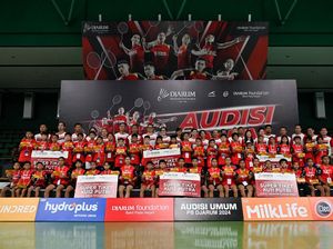 46 Peserta Audisi Umum Bulutangkis Raih Super Tiket