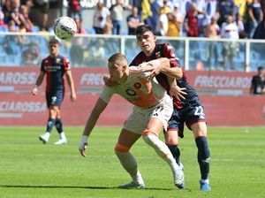 Genoa Vs AS Roma Tuntas 1-1 Genoa Vs AS Roma Tuntas 1-1