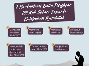7 Keutamaan Baca Istighfar 100 Kali Sehari Seperti Rasulullah