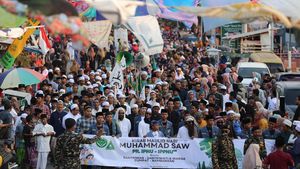 Meriahnya Kirab Maulid Nabi di Surabaya
