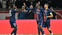 Paris Saint-Germain duduk nyaman sendirian di posisi teratas Liga Prancis dengan 12 poin dari empat laga. Terbaru, mereka mengalahkan Brest 3-1 di kandang sendiri. Foto: Anadolu via Getty Images/Anadolu