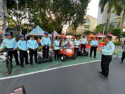 Long Weekend, Polda Metro Pertebal Pengamanan di CFD Sudirman-Thamrin