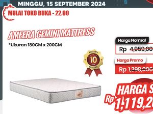 Ada Kasur Rp 1 Jutaan di Transmart Full Day Sale, Serbu!