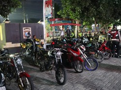20 Motor Knalpot Brong Bikin Berisik di Kota Blitar Diamankan