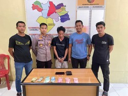 Robianto Ditangkap Polisi Usai Lempar Pesanan Sabu ke Jalan