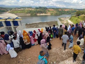 Libur Panjang Maulid Nabi, Bendungan Leuwikeris Diserbu Wisatawan
