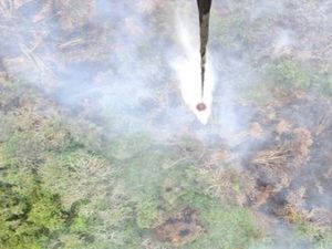 Karhutla di OKI-Muara Enim Masih Menyala, 6 Helikopter Diturunkan