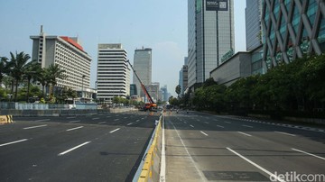 Proyek MRT Fase 2 Hampir Rampung, Jalan Thamrin Bakal Kembali Lebar