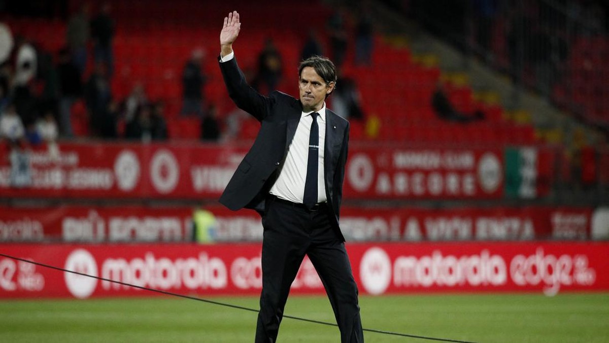 Simone Inzaghi menekankan Inter Milan tak akan membiarkan Arsenal leluasa menguasai bola. (Foto: REUTERS/Alessandro Garofalo)