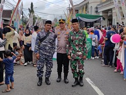 Personel Gabungan Amankan Festival Ndog-ndogan Banyuwangi