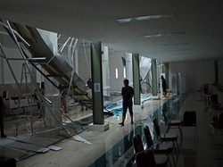 Noda Perhelatan PON XXI di Aceh, Terbaru Atap Venue Menembak Jebol