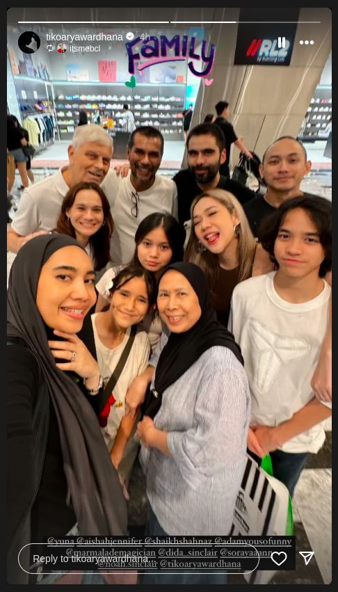 Unggahan BCL dan Tiko Aryawardhana