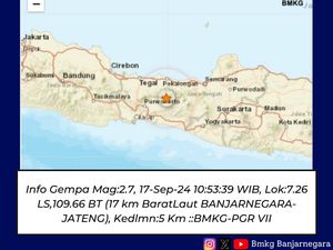 Lagi, Gempa Darat Goyang Banjarnegara Kali Ini M 2,7 Lagi, Gempa Darat Goyang Banjarnegara Kali Ini M 2,7