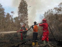 Karhutla di Muara Enim, Pemadaman Terkendala Sinyal dan Sumber Air