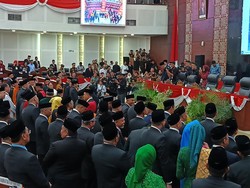 99 Anggota DPRD Sumut Periode 2024-2029 Dilantik, Ini Daftarnya