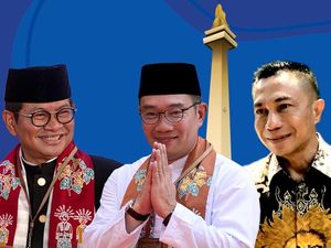 Survei PolMark: RK-Suswono 34,8%, Dharma-Kun 3,2%, Pramono-Rano 40,3% Survei PolMark: RK-Suswono 34,8%, Dharma-Kun 3,2%, Pramono-Rano 40,3%