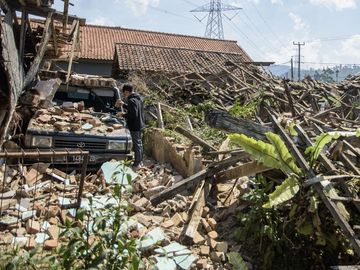 Begini Kerusakan Akibat Gempa Bumi di Kertasari Kabupaten Bandung