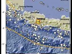 Pusat Gempa M 5 Bandung di Darat, Kedalamannya 10 Km