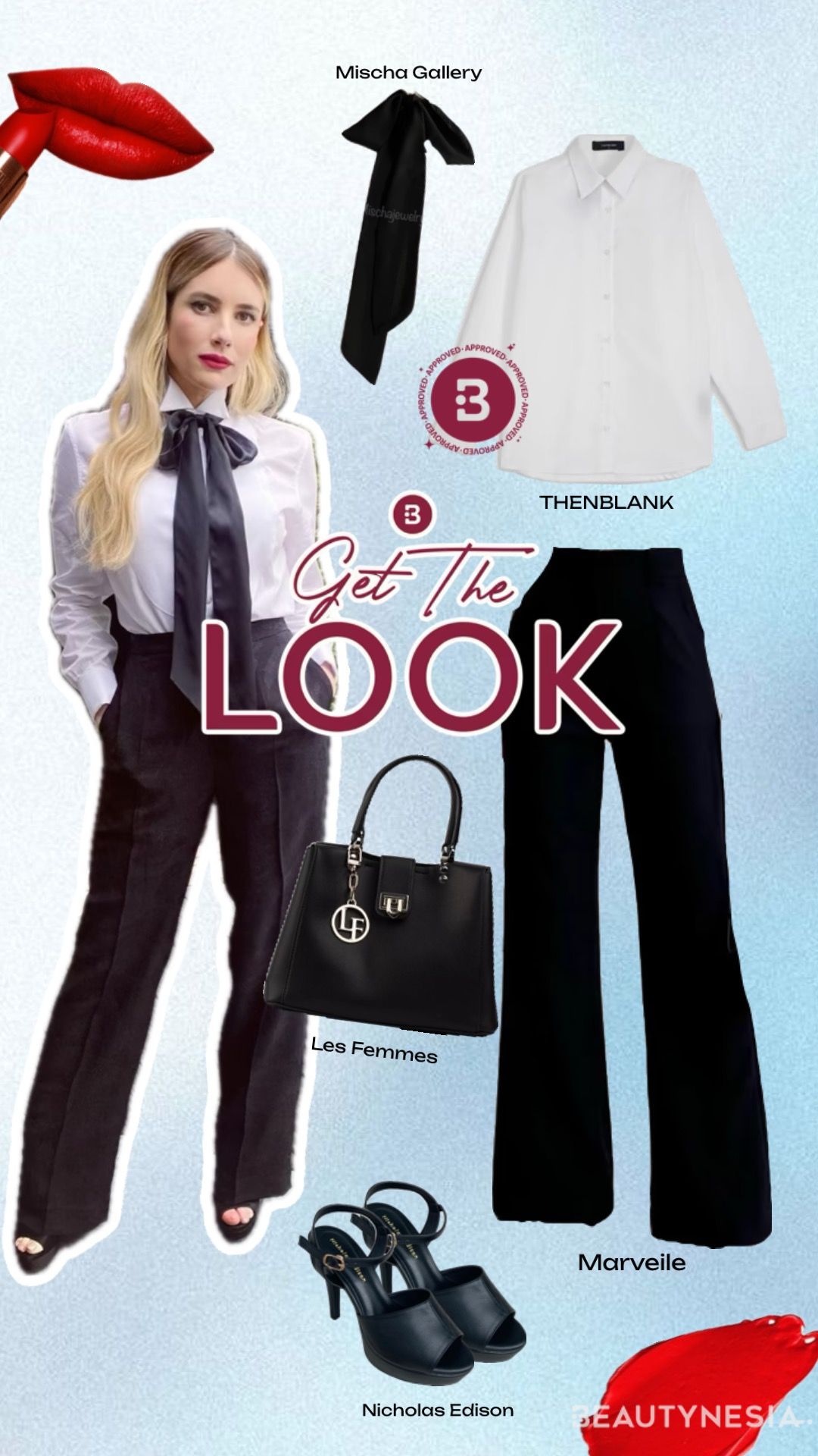 Get The Look: Inspirasi Outfit Monokrom ala Emma Roberts