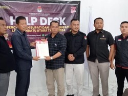 Sempat Dikembalikan, KPU Labura Terima Berkas Bacalon Rizal-Darno