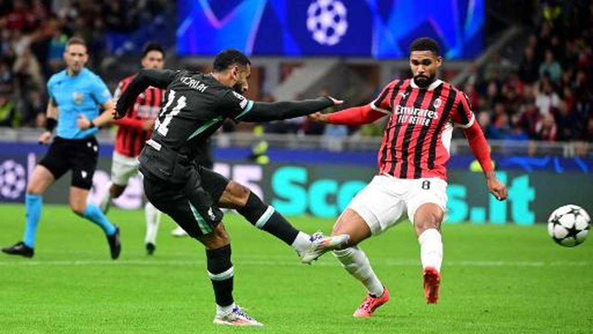 Liverpool unggu atas AC Milan di paruh pertama. (Foto: AFP/PIERO CRUCIATTI)