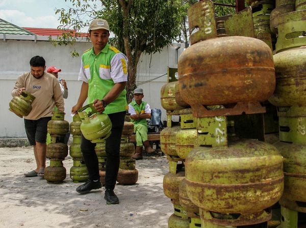 Potret Operasi Pasar Elpiji Subsidi di Palangka Raya
