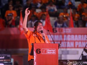 Momen Partai Buruh Nyatakan Dukung Pemerintahan Prabowo-Gibran