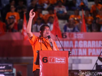 Momen Partai Buruh Nyatakan Dukung Pemerintahan Prabowo-Gibran