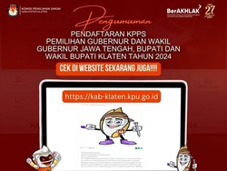 KPU Klaten Buka Rekrutmen 14.175 KPPS, Segini Honor-Syarat Pendaftarannya