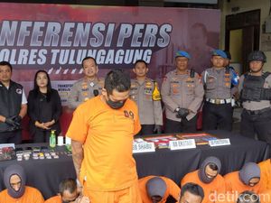 Pengedar Setengah Kg Sabu Jaringan Lapas Diamankan di Tulungagung