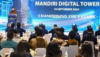 Momen Erick Thohir Kenalkan Mandiri Digital Tower