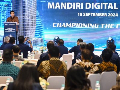 Momen Erick Thohir Kenalkan Mandiri Digital Tower