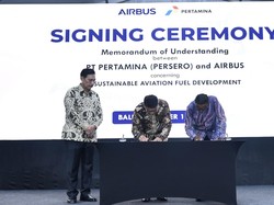 Pertamina-Airbus Jajaki Kerja Sama Pengembangan Sustainable Aviation Fuel