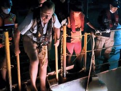 Kronologi 3 WN Inggris Dievakuasi Basarnas Banten di Selat Sunda