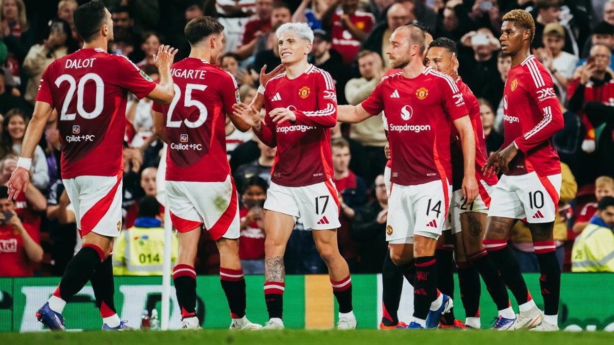 Manchester United oke melawan klub Belanda menjelang melawan Twente. (Foto: Manchester United via Getty Imag/Ash Donelon)