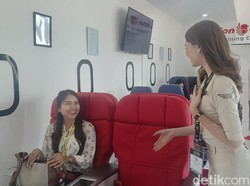 Kulit Kursi Pesawat Buatan UKM Garut Dipamerkan di Bali International Airshow