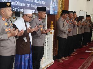 Polres Pasuruan Santuni Anak Yatim Saat Peringati Maulid Nabi
