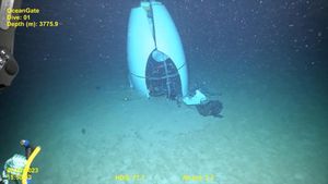 Terungkap! Foto Kapal Selam Titan Usai Meledak di Dasar Laut