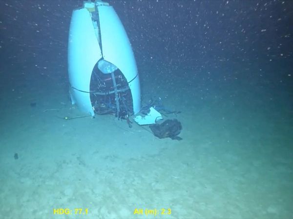 Terungkap! Foto Kapal Selam Titan Usai Meledak di Dasar Laut
