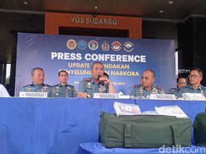 TNI AL Gagalkan Penyelundupan 86,4 Kg Narkoba di Perairan Sumut-Kalimantan