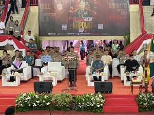 Wadankor Brimob Buka Kejuaraan Pencak Silat Kapolri Cup Ke-2 di GOR Ciracas