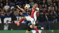 Arsenal bermain imbang 0-0 dengan Atalanta di matchday pertama Liga Champions, Jumat (20/9) dini hari WIB (AP)