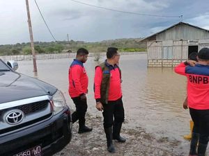Dua Hari Diguyur Hujan Lebat, Puluhan Rumah Terendam Banjir di TTS