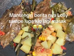 Viral Efek Kepo Soal Lolly, Emak-emak Lupa Masak Sayur Sampai Gosong