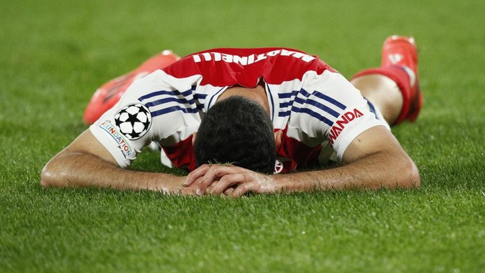 Soccer Football - Champions League - Atalanta v Arsenal - Gewiss Stadium, Bergamo, Italy - September 19, 2024 Arsenals Gabriel Martinelli reacts after missing a chance to score REUTERS/Alessandro Garofalo