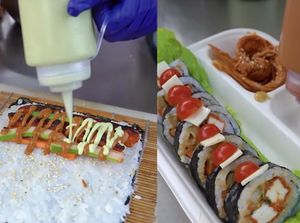 Kreasi Sushi Arab di India Pakai Saus Korea Ini Bikin Orang Bingung Kreasi Sushi Arab di India Pakai Saus Korea Ini Bikin Orang Bingung