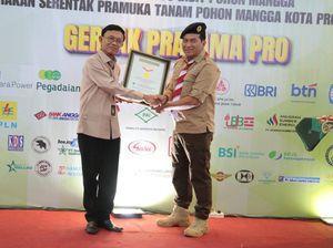 Tanam 20 Ribu Mangga Serentak, Gerakan Pramuka di Probolinggo Sabet MURI Tanam 20 Ribu Mangga Serentak, Gerakan Pramuka di Probolinggo Sabet MURI