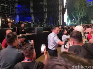 SBY Tampil di Pestapora, AHY dan Annisa Pohan Nonton